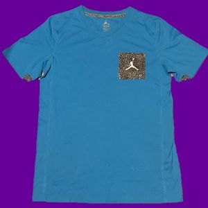 Powder Blue/Cement Jordan Tee